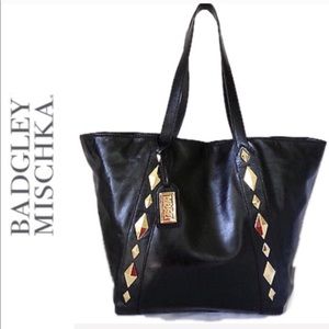 Badgley mischka Terri Studded Shine Tote bag